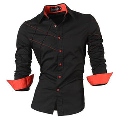 Men's Fashion Dress Casual Shirts Button Down Long Sleeve