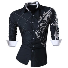 Men's Fashion Dress Casual Shirts Button Down Long Sleeve