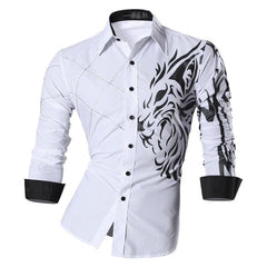 Men's Fashion Dress Casual Shirts Button Down Long Sleeve