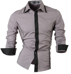 Men's Fashion Dress Casual Shirts Button Down Long Sleeve