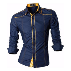 Men's Fashion Dress Casual Shirts Button Down Long Sleeve