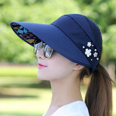 Hot summer sun hat with pearl for Women