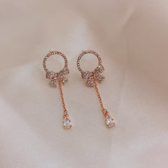 Chinese wind long tassel Earrings for Women