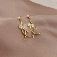 Chinese wind long tassel Earrings for Women