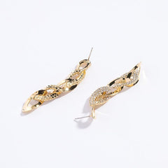 Chinese wind long tassel Earrings for Women