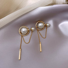 Chinese wind long tassel Earrings for Women