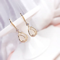 Chinese wind long tassel Earrings for Women