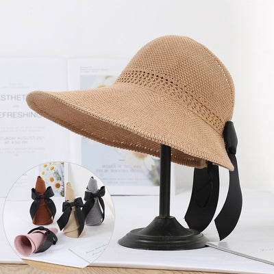 2020 Foldable Summer Beach Straw Hat for Women