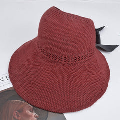 2020 Foldable Summer Beach Straw Hat for Women