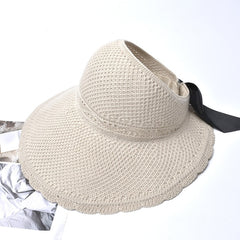 2020 Foldable Summer Beach Straw Hat for Women