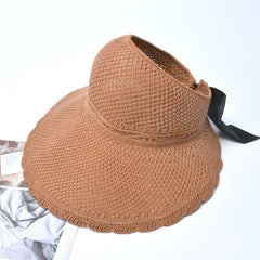 2020 Foldable Summer Beach Straw Hat for Women