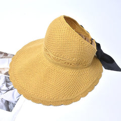 2020 Foldable Summer Beach Straw Hat for Women