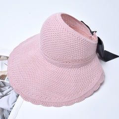 2020 Foldable Summer Beach Straw Hat for Women