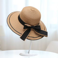 2020 Foldable Summer Beach Straw Hat for Women