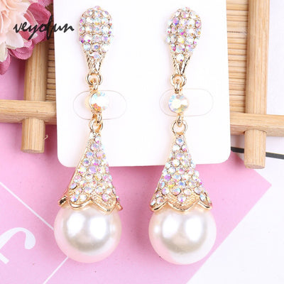 Pearl Dangle Earrings for Women