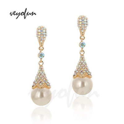 Pearl Dangle Earrings for Women