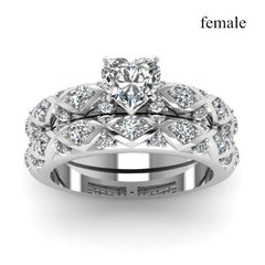 Simple Stainless  Romantic Ring for  Men and Women