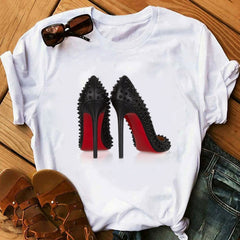 2020 Prints Eyelashes Tshirt  for Womens