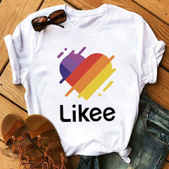 Korean Style Graphic Tops T Shirt for Women