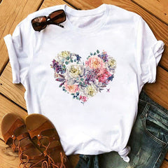 Korean Style Graphic Tops T Shirt for Women