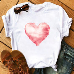 Korean Style Graphic Tops T Shirt for Women