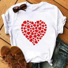 Korean Style Graphic Tops T Shirt for Women