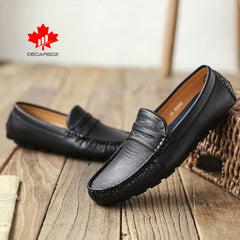 2020 Leather Brand Slip-On Classic Men's Shoes