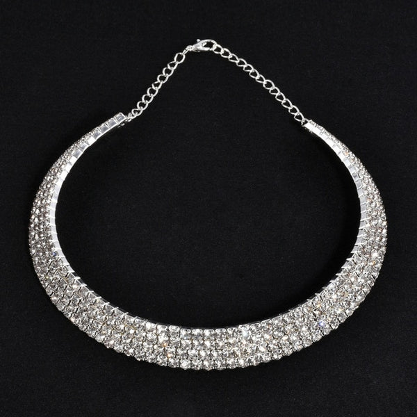 Rhinestone Choker Necklaces for Women