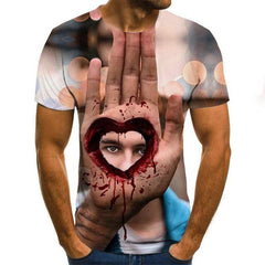 2020 Mens horror T shirts with 3D Zombie Print