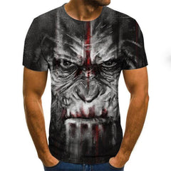 2020 Mens horror T shirts with 3D Zombie Print