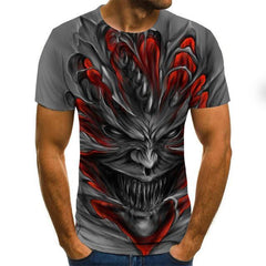 2020 Mens horror T shirts with 3D Zombie Print