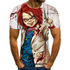 2020 Mens horror T shirts with 3D Zombie Print