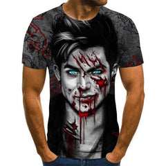 2020 Mens horror T shirts with 3D Zombie Print