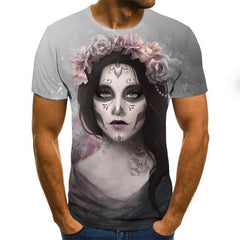 2020 Mens horror T shirts with 3D Zombie Print