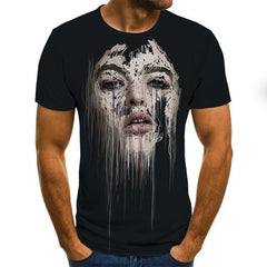 2020 Mens horror T shirts with 3D Zombie Print