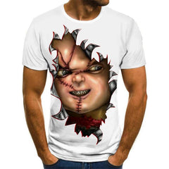 2020 Mens horror T shirts with 3D Zombie Print