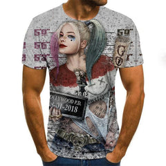 2020 Mens horror T shirts with 3D Zombie Print