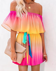 Sexy Women Summer Chiffon Long Dress